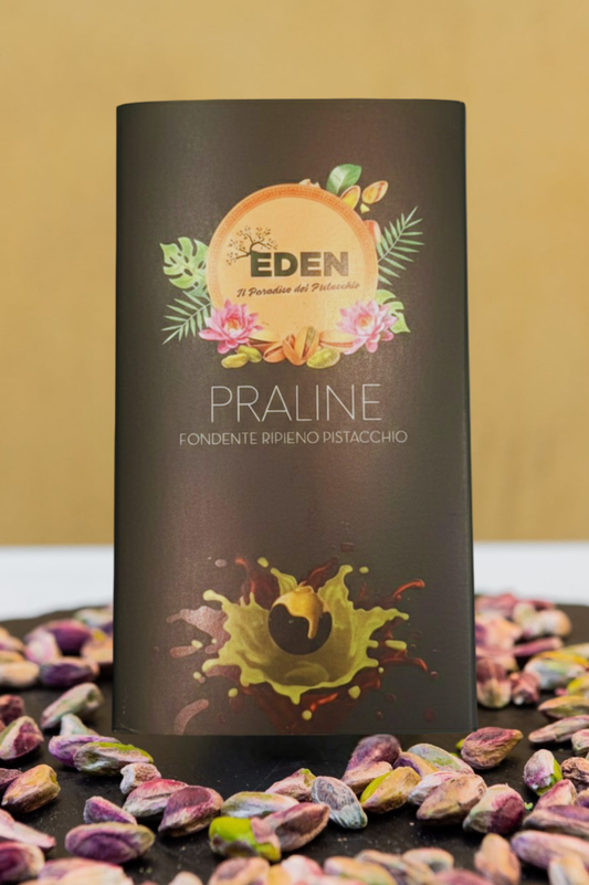Praline Cioccolato Fondente Ripieno al Pistacchio
