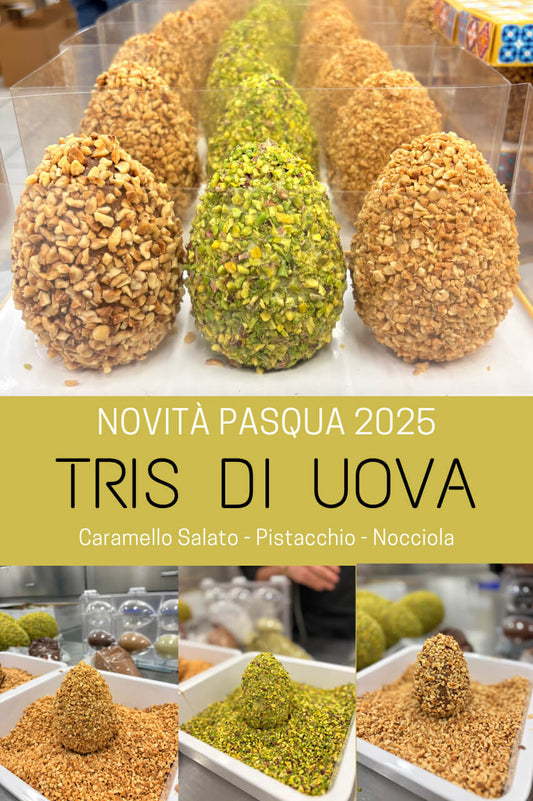 TRIS Uova di Pasqua.