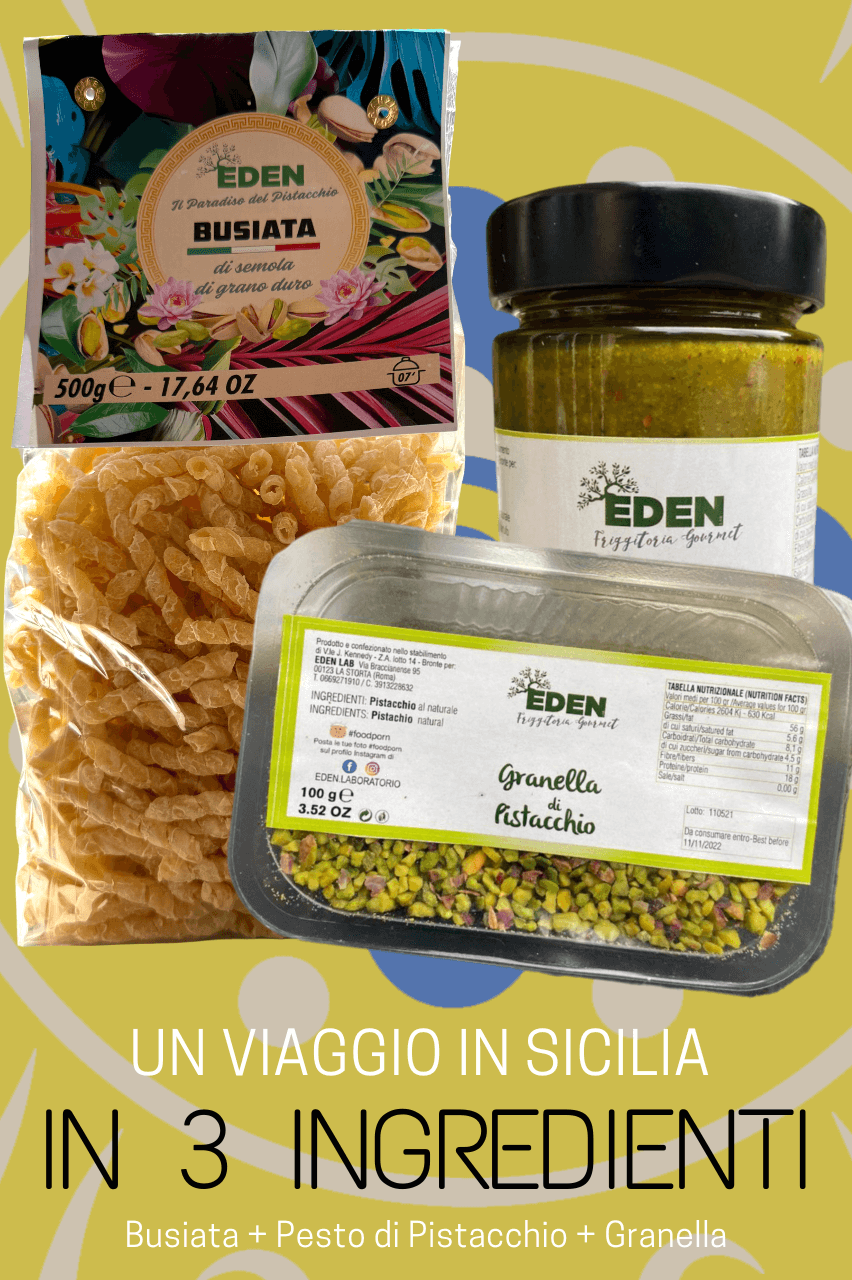 Box "Viaggio in Sicilia in 3 Ingredienti".