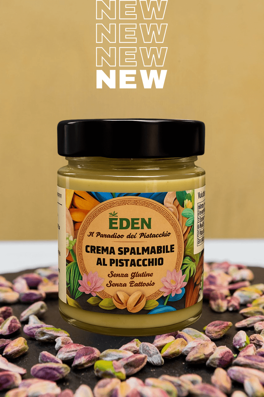 Crema di Pistacchio Senza Glutine.